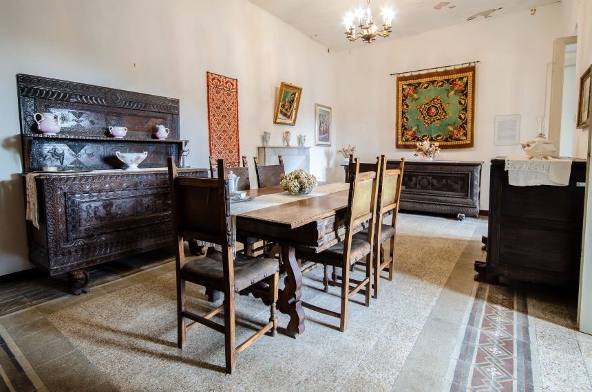 Aritzo, Casa Devilla. Sala da pranzo